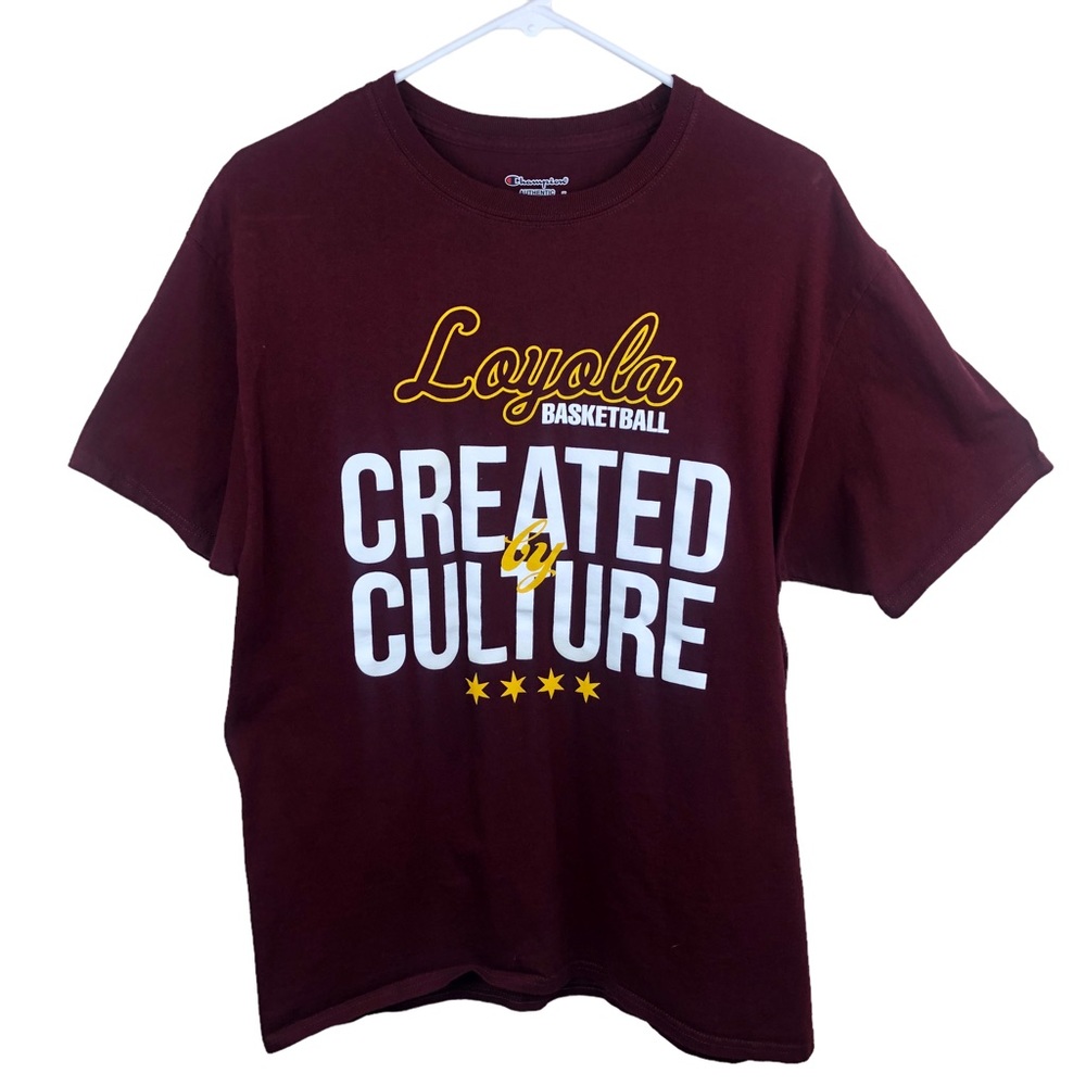 Loyola Basketball Shirt Short Sleeve Tee Size Large Sister Jean